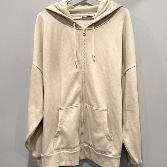 DSG Women's Classic Cream Fleece Full Zip-Up Hoodie NWOT - Picture 6 of 16